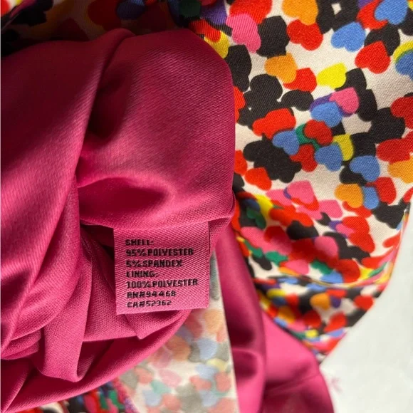 Betsy Johnson Confetti Heart-Print Dress 4 - Picture 5 of 5